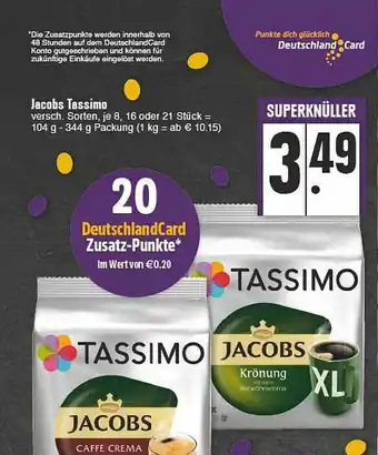 E-Center Jacobs Tassimo Angebot