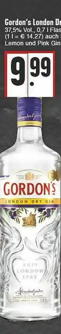 E-Center Gordon's London Dry Gin Angebot