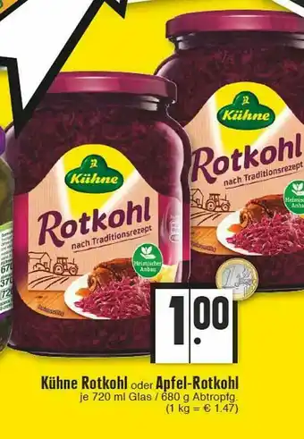 Edeka Kühne Rotkohl Oder Apfel-rotkohl Angebot