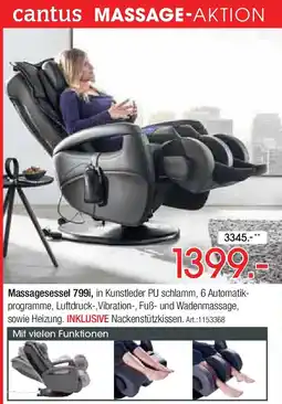 Zurbrüggen cantus Massagesessel 799i Angebot