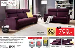 Zurbrüggen PURE HOME Comfort Sofa 2-sitzig Angebot