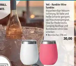 CITTI Markt Yeti - Rambler Wine Tumbler Angebot