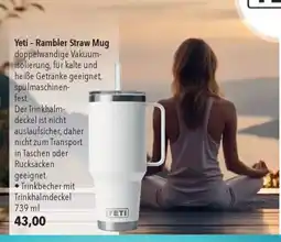 CITTI Markt Yeti-Rambler Straw Mug Angebot
