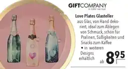 CITTI Markt GIFTCOMPANY Love Plates Glasteller Angebot