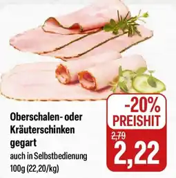 Feneberg Oberschalen- oder Kräuterschinken gegart Angebot