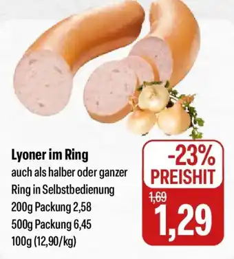 Feneberg Lyoner im Ring Angebot