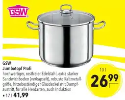 CITTI Markt GSW Jumbotopf Profi Angebot