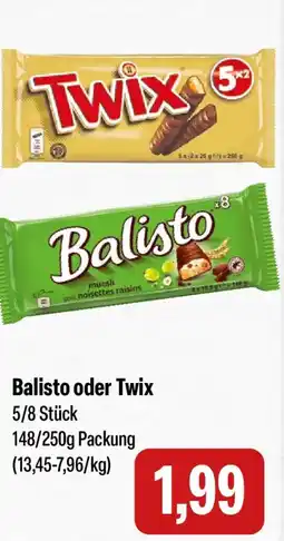 Feneberg Balisto oder Twix Angebot