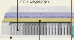Möbel Inhofer Mondo Tonnentaschenfederkern-Matratze Ligula Gel-Active 22 TTFK Angebot