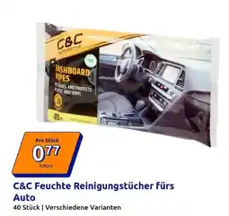 Action C&C Feuchte Reinigungstücher fürs Angebot