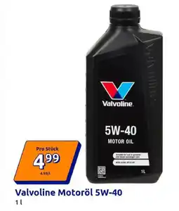 Action Valvoline Motoröl 5W-40 Angebot