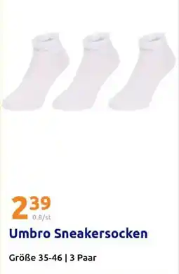 Action Umbro Sneakersocken Angebot