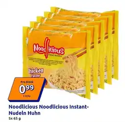 Action Noodlicious Noodlicious Instant- Nudeln Huhn Angebot