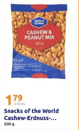 Action Snacks of the World Cashew-Erdnuss Angebot