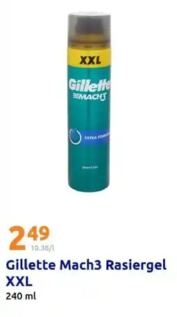 Action Gillette Mach3 Rasiergel XXL Angebot