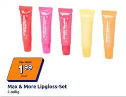 Action Max & More Lipgloss-Set 5-teilig Angebot