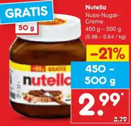 Netto Marken-Discount Nutella Nuss-Nugat Creme Angebot