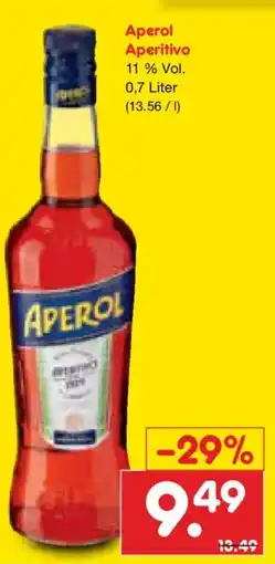 Netto Marken-Discount Aperol Aperitivo Angebot