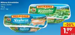 Netto Marken-Discount Milkana Schmelzkäse Angebot