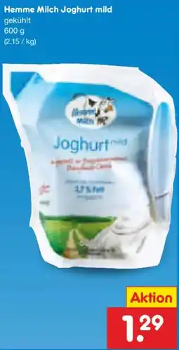 Netto Marken-Discount Hemme Milch Joghurt mild Angebot