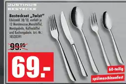 Möbel Mahler Justinus bestecke besteckset 'twist' Angebot