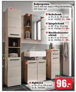 Möbel Mahler Hochschrank Angebot