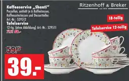 Möbel Mahler Ritzenhoff & breker kaffeeservice shanti Angebot