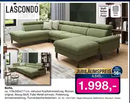 Möbel Inhofer Lascondo comfort sofa Angebot