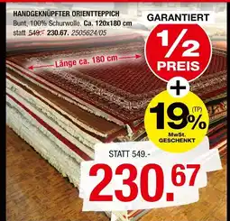 Hofmeister Handgeknüpfter orientteppich Angebot