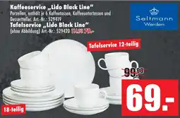 Möbel Mahler Seltmann weiden kaffeeservice „lido black line“ Angebot