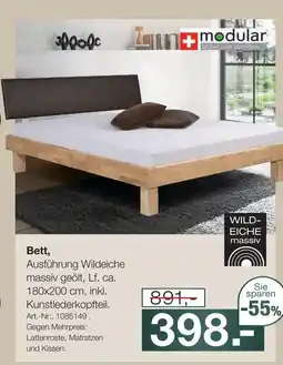 Möbel Inhofer Modular bett Angebot