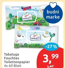 Budni Budni marke tabaluga feuchtes toilettenpapier Angebot