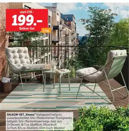 SCONTO Balkon-set vienna Angebot