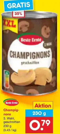 Netto Marken-Discount Beste Ernte Champignons Angebot