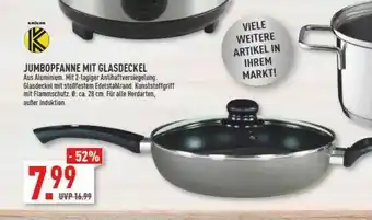 Marktkauf Krüger Jumbopfanne Mit Glasdeckel Angebot