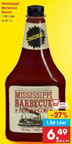 Netto Marken-Discount Mississippi Barbecue Sauce Angebot