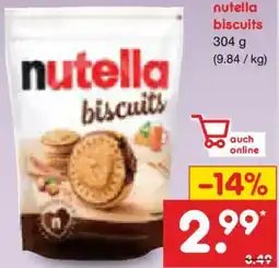Netto Marken-Discount nutella biscuits Angebot