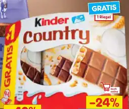 Netto Marken-Discount Kinder Country 9+1 oder Hanuta 10+1 Angebot