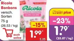 Netto Marken-Discount Ricola Bonbons Angebot