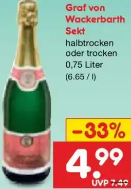 Netto Marken-Discount Graf von Wackerbarth Sekt Angebot