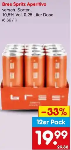 Netto Marken-Discount Bree Spritz Aperitivo Angebot