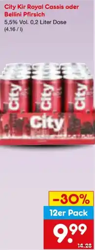 Netto Marken-Discount City Kir Royal Cassis oder Bellini Pfirsich Angebot