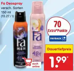 Netto Marken-Discount Fa Deospray Angebot