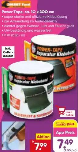 Netto Marken-Discount Power Tape, ca. 10 x 300 cm Angebot