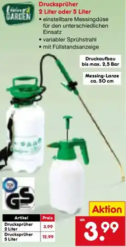 Netto Marken-Discount Living Garden Drucksprüher Angebot