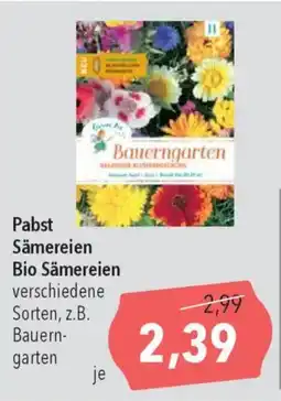 CITTI Markt Pabst Sämereien Bio Sämereien Angebot