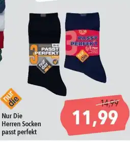 CITTI Markt Nur Die Herren Socken passt perfekt Angebot