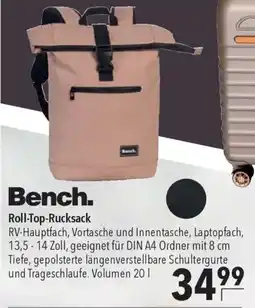 CITTI Markt Bench. Roll-Top-Rucksack Angebot
