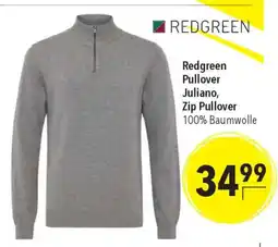 CITTI Markt Redgreen Pullover Juliano, Zip Pullover Angebot