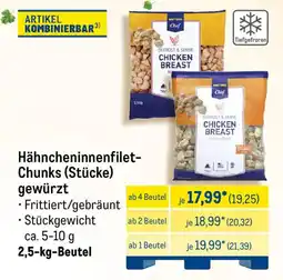 METRO METRO Chef Hähncheninnenfilet- Chunks (Stücke) gewürzt Angebot